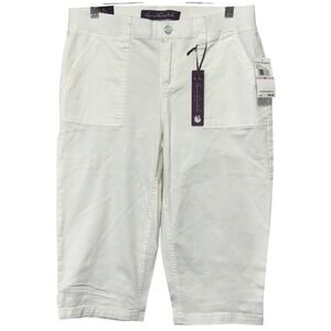 BWT Gloria Vanderbilt White CAPRIS | 6P